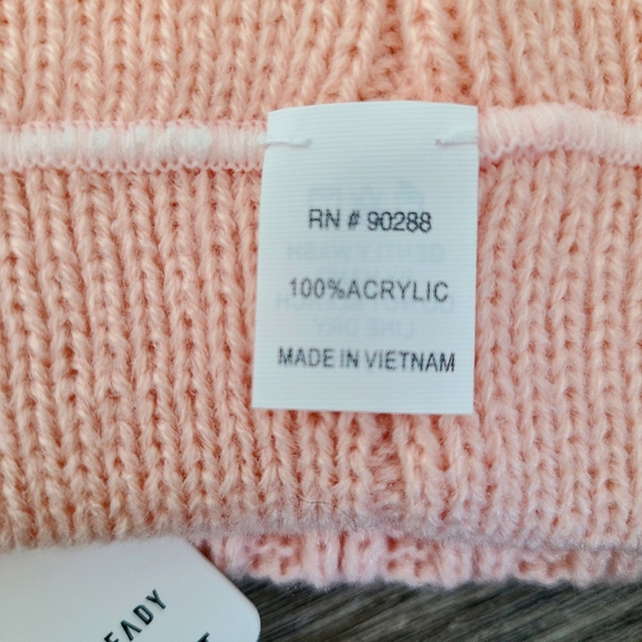 NWT Adidas Women's 'Vapour Pink' Winter Knit Headband - Picture 4 of 4